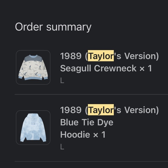 1989 Taylor’s Version Tie-Dye Hoodie - Picture 3 of 3